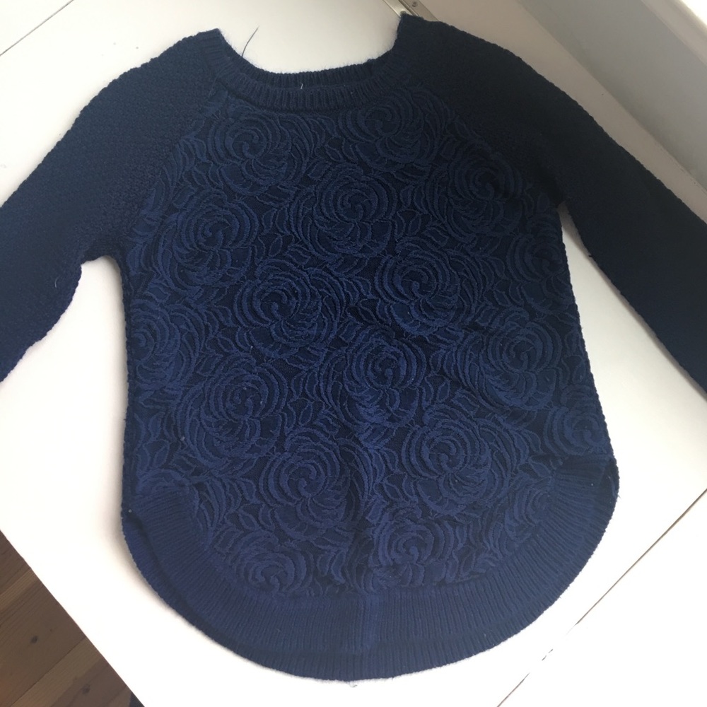 Floral sweater