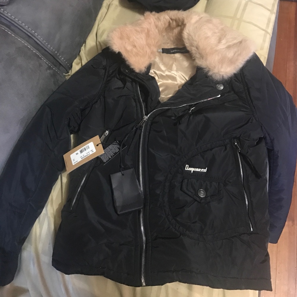 Dsquared2 jacket navy blue