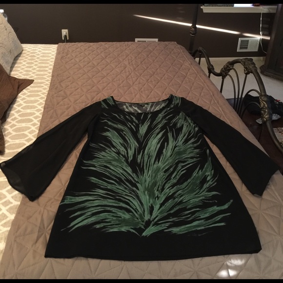 Black & green dress - Picture 2 of 4