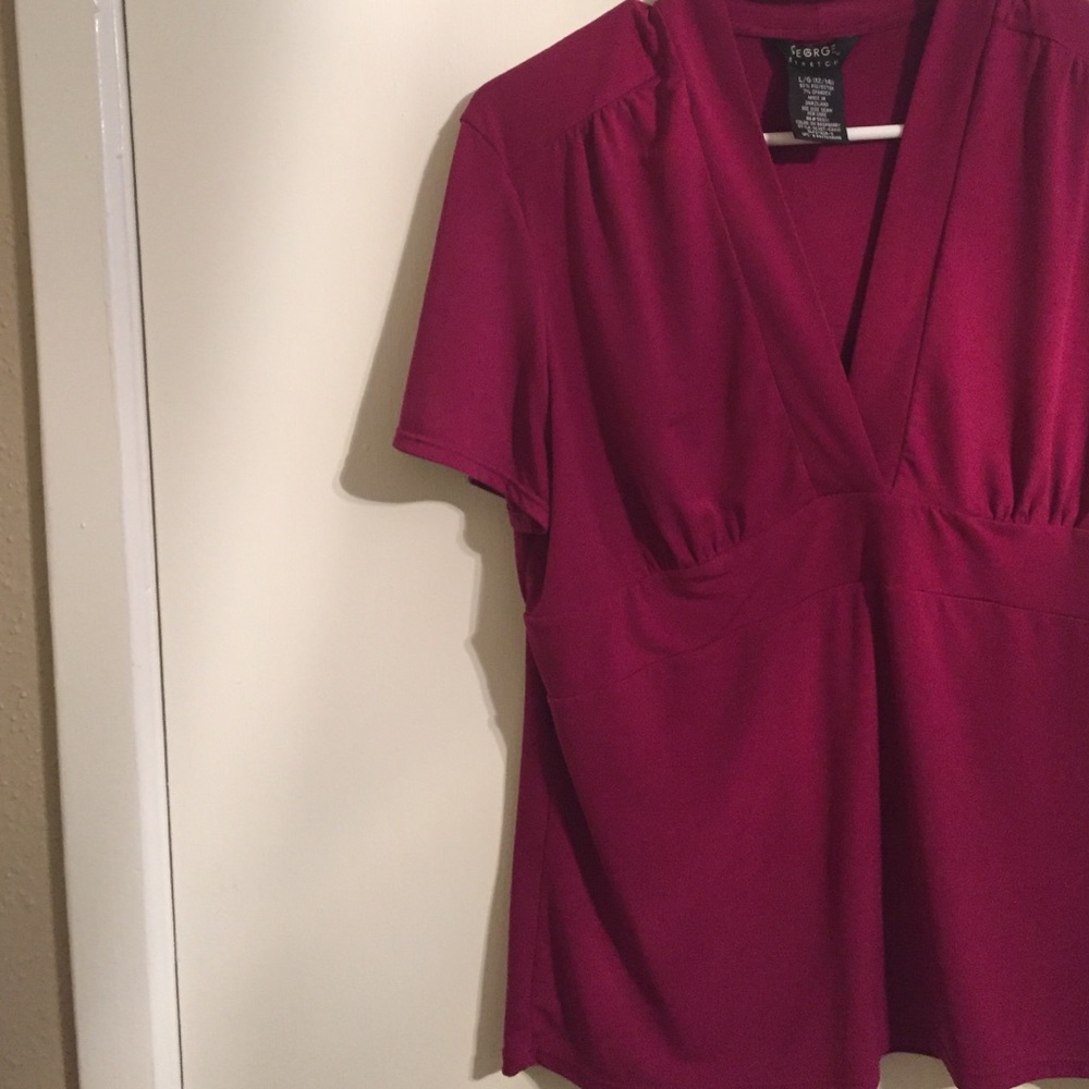 Wine colored shirt