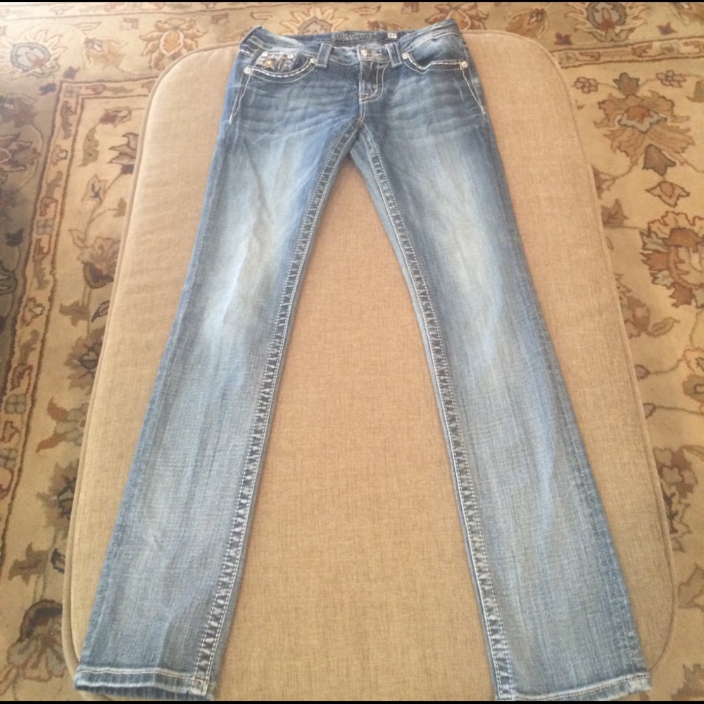 Miss Me size 27 straight leg jeans