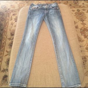 Miss Me size 27 straight leg jeans