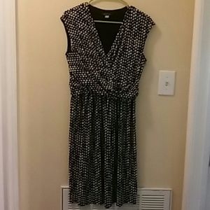 Tommy Hilfiger wrap waist polka dot dress