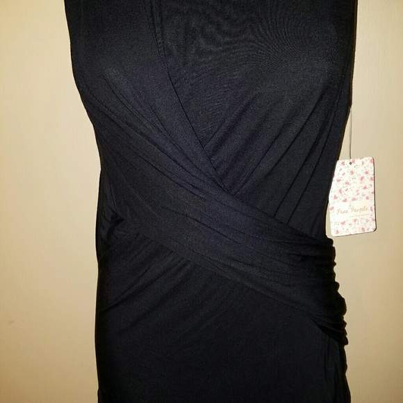 Free People black twist top - Picture 3 of 6