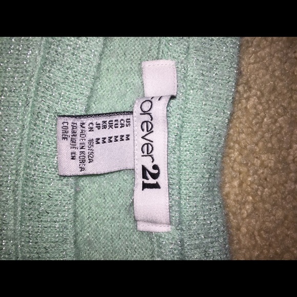 Mint Green Sweater - Picture 2 of 2