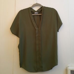 Green blouse