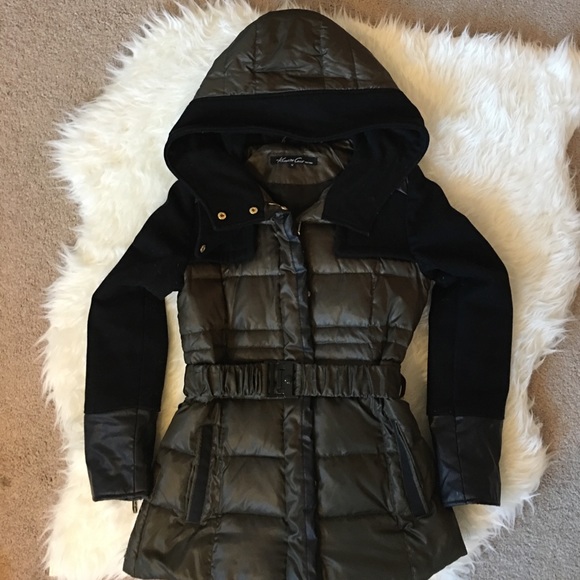 Kenneth Cole Jackets & Blazers - Kenneth Cole size M hunter green black jacket puff