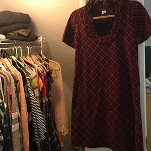 J Crew plaid dress