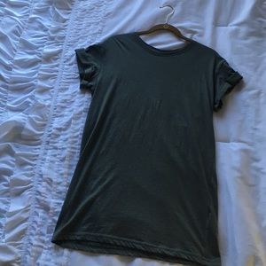 Loose fit army green dress