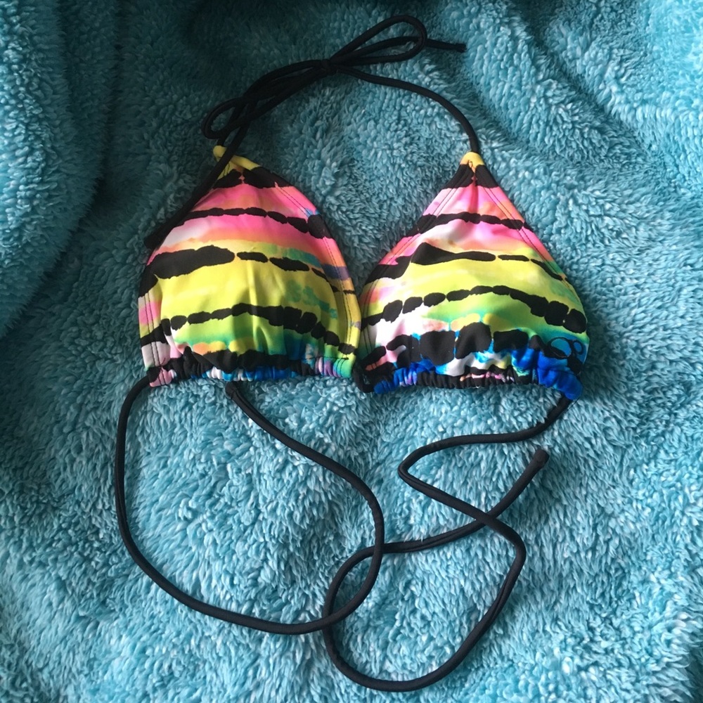 Tie dye triangle swimsuit