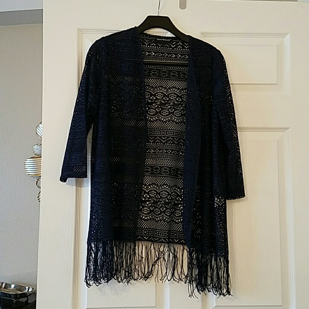 Open cardigan