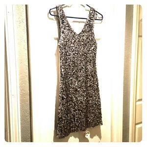 Short sequin party dress