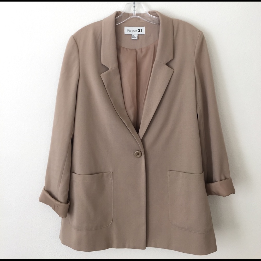 Modern Beige Blazer