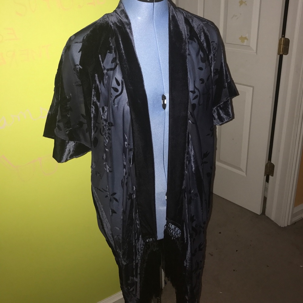 Velvet kimono from urban outfitters (barely worn)