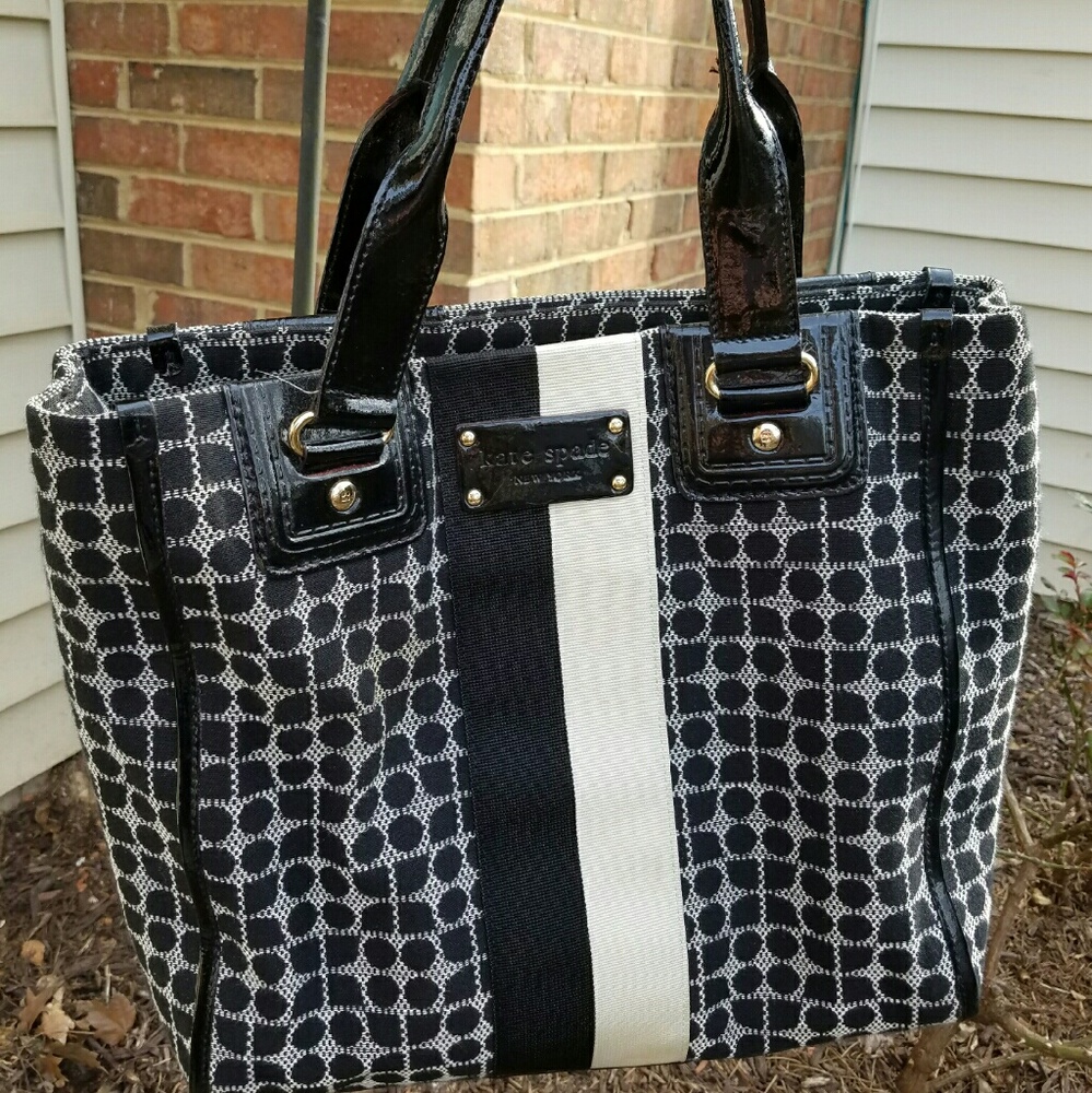 Kate Spade patterned tote