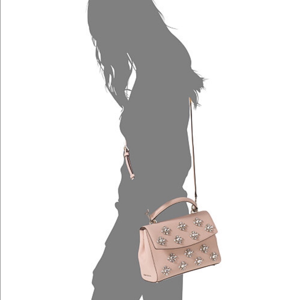 🎉HP🎉 Michael Kors leather handbag - Picture 4 of 7