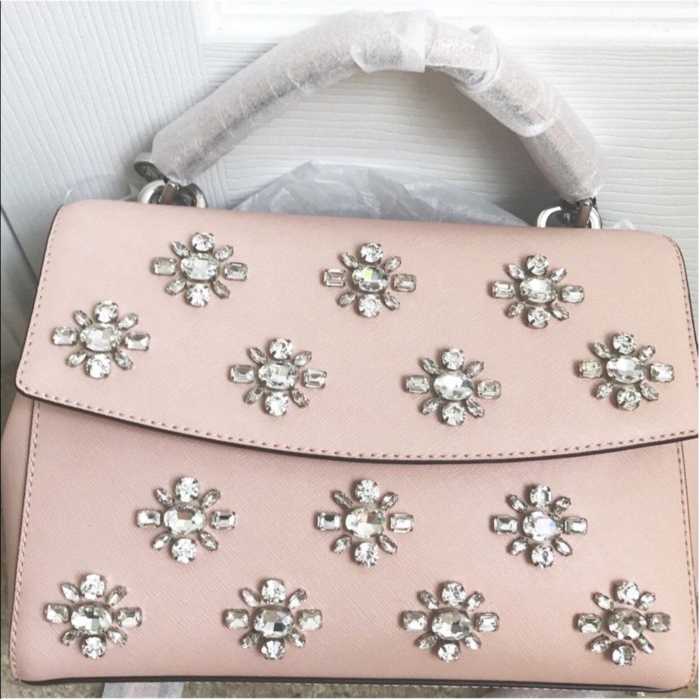 🎉HP🎉 Michael Kors leather handbag - Picture 5 of 7