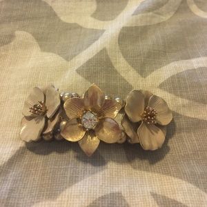 Golden flower bracelet