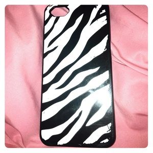 iphone 5/5s Zebra Print Hard Snap- On Case