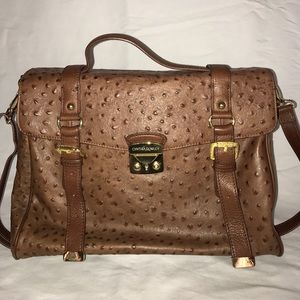 Cynthia Rowley faux Ostrich bag