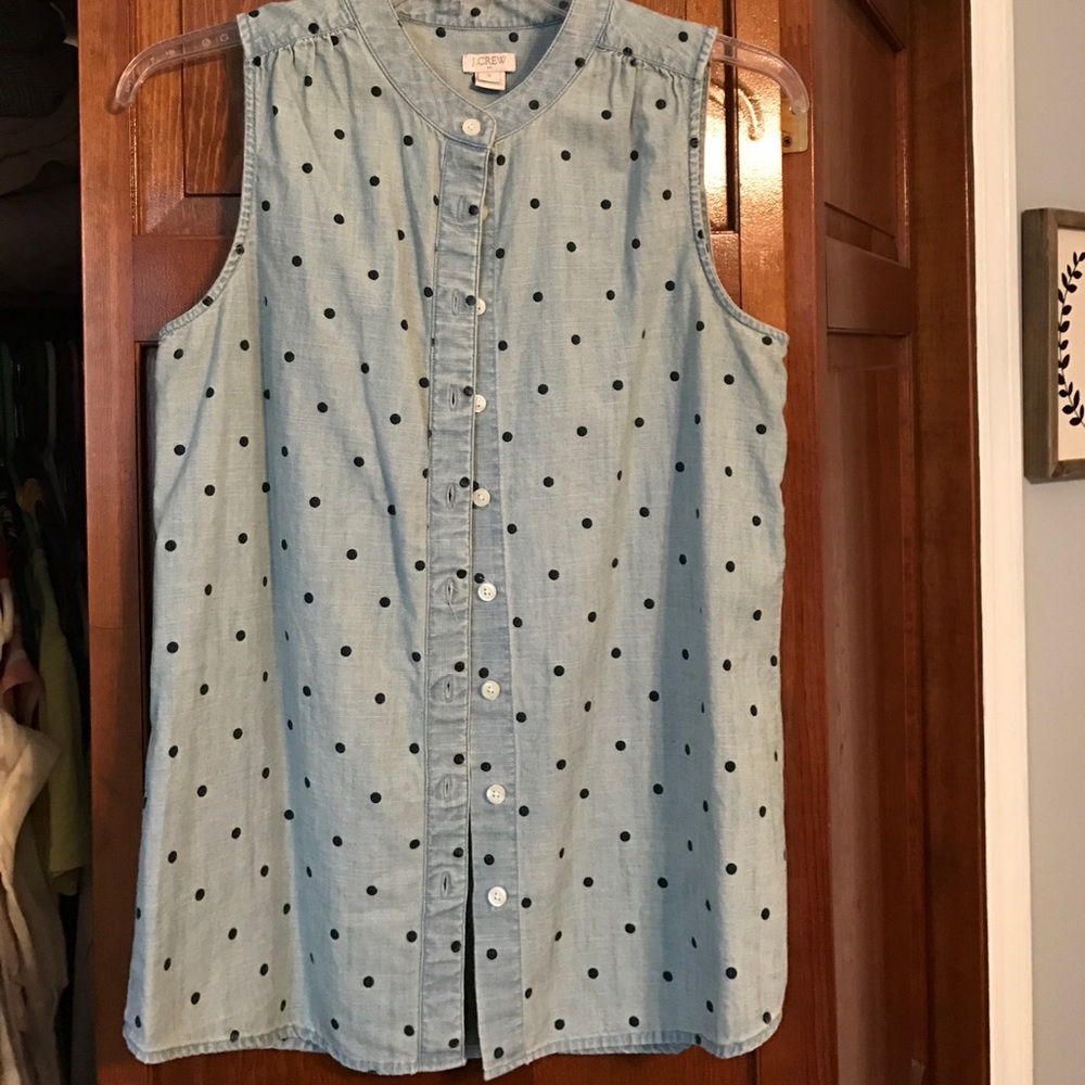 Jcrew button up tank