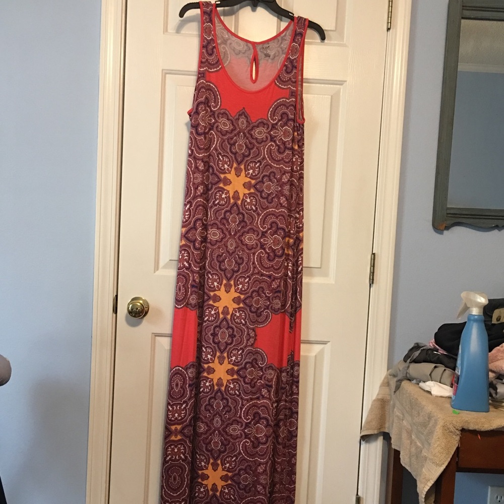Paisley maxi dress