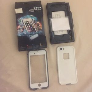 Lifeproof white iPhone 6 fre case