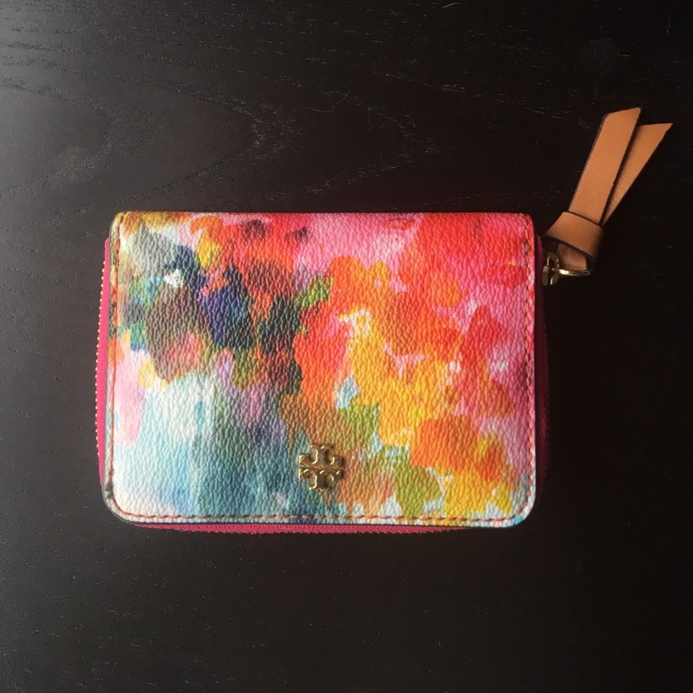 Tory Burch water color wallet