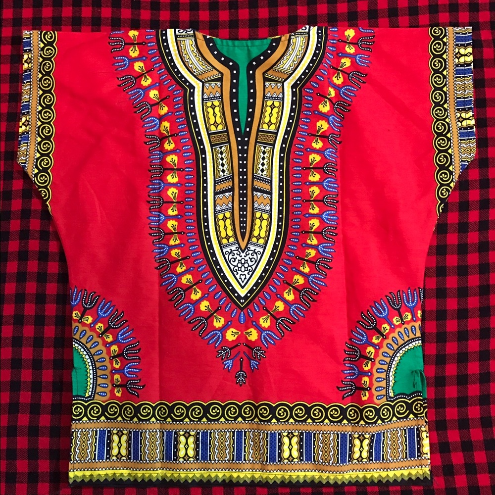 Kids New African Dashiki (Shirts) with short