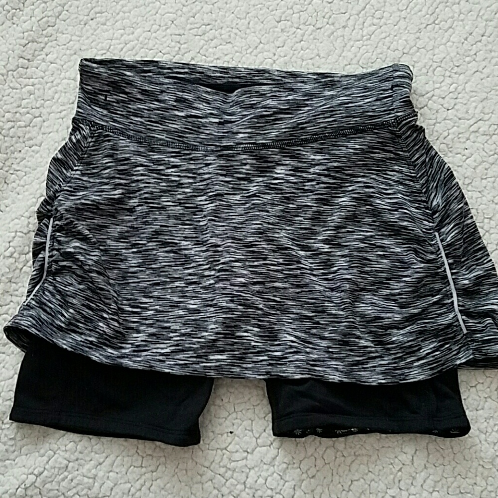Athleta short with skirt attached