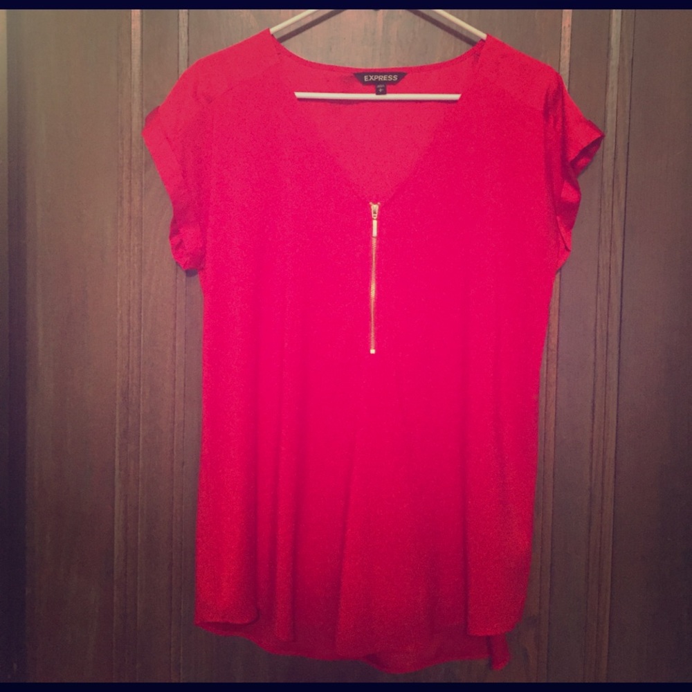 Red shirt from Express