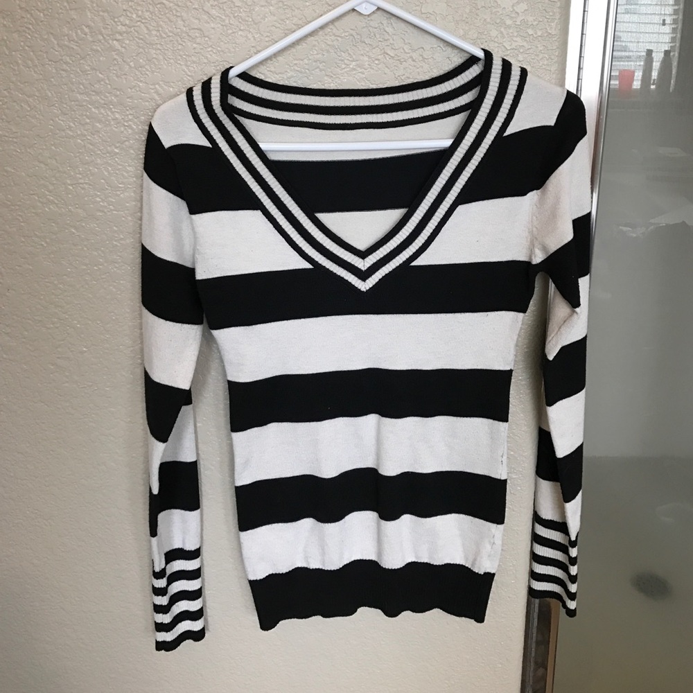 Black and white shirt