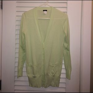 NWOT J.Crew long cotton cardigan sweater