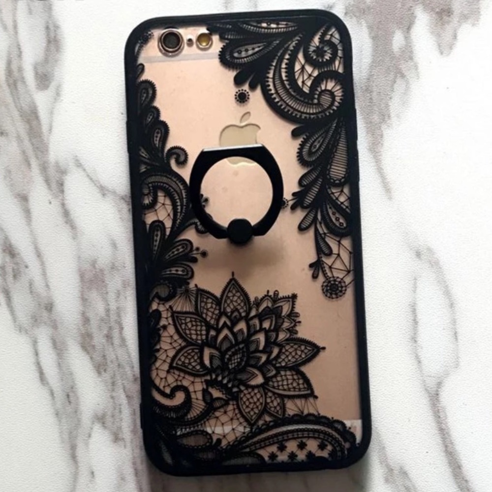 Transparent with Ring Case