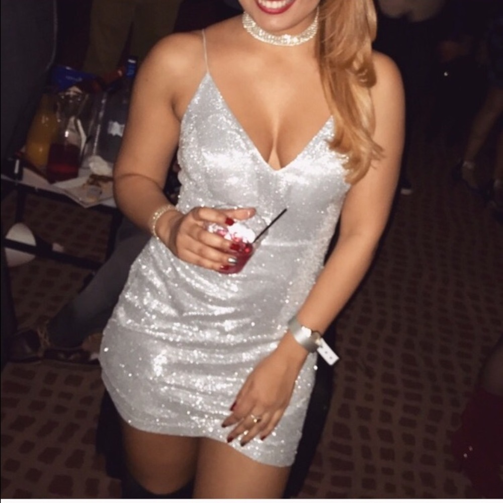 Silver dress