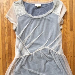 Tulle peplum top by Anthropologie. XS