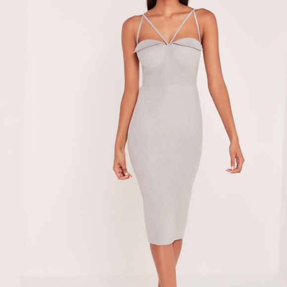 Missguided Dresses & Skirts - LIMITED ED.Carli Bybel Collection Faux Suede Dress