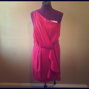 BCBGeneration Grecian-style ruffle dress