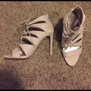 Brand New Madden Girl Raceyyy Suede Lace Up Heels