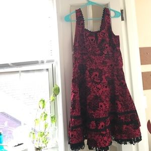 Red and black lace Hot Topic dress