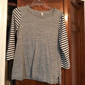 Cotton jcrew 3/4 sleeve