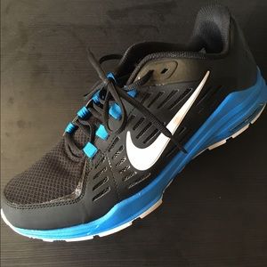 Men's Black and Blue Nike Lunarlons - Size 10.5
