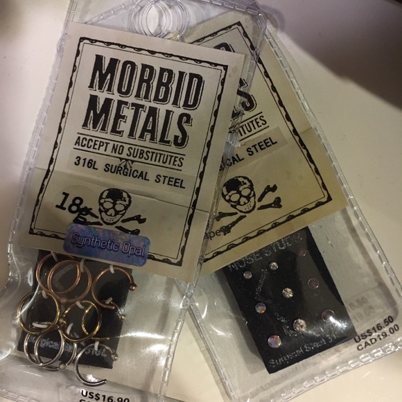 Hot Topic Jewelry Hot Topic Nose Rings And Studs Poshmark