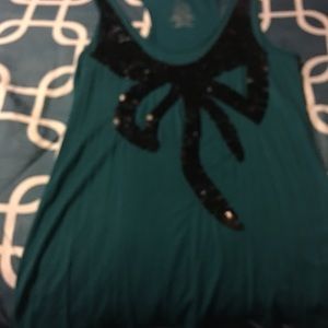 Miley Cyrus sequin tank top