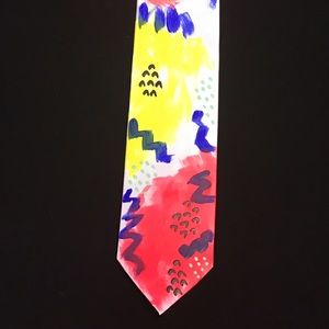 Original hand painted necktie