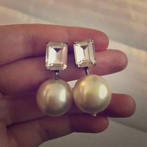 J. Crew Gem Pearl Earrings- Make an Offer!