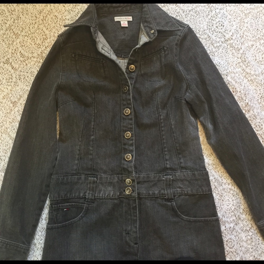 Tommy Hilfiger Denim Dress, Grey, Great Condition