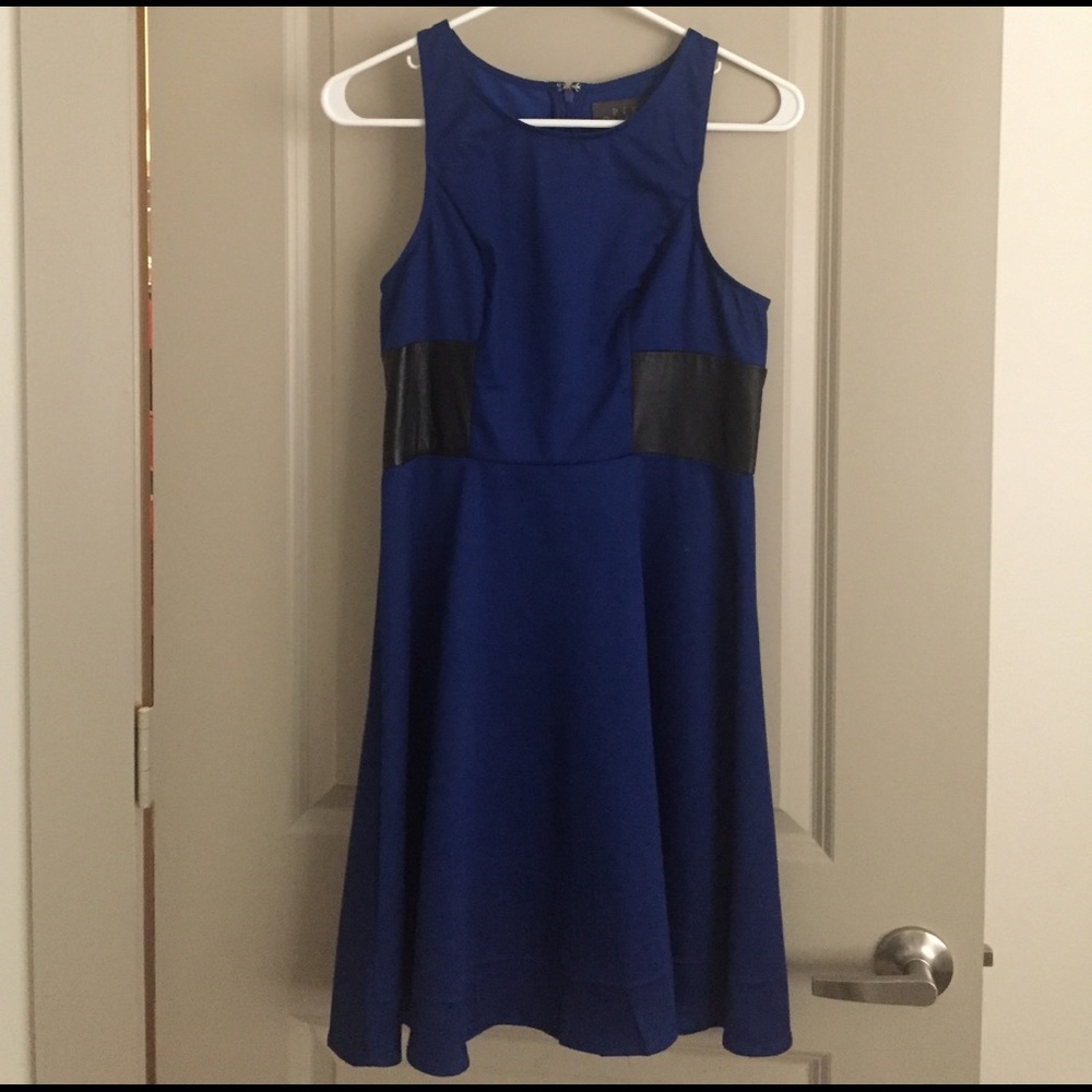Royal blue cocktail dress