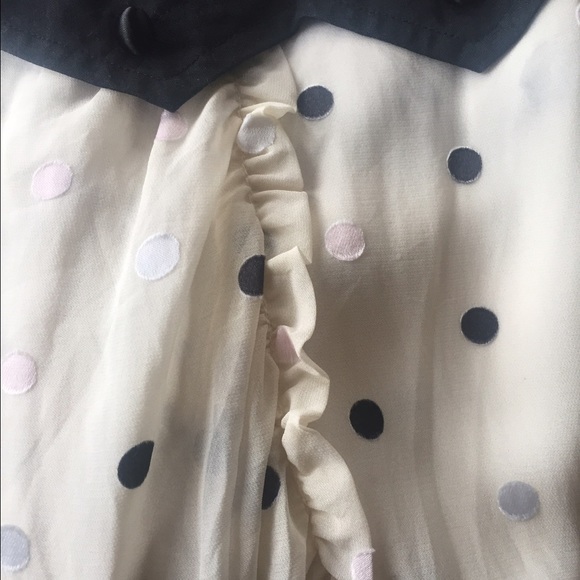 Marc by Marc Jacobs asymmetrical polka dots top - Picture 4 of 4