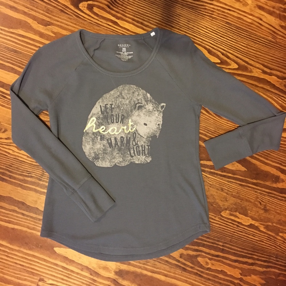 Gray Sonoma Thermal Shirt